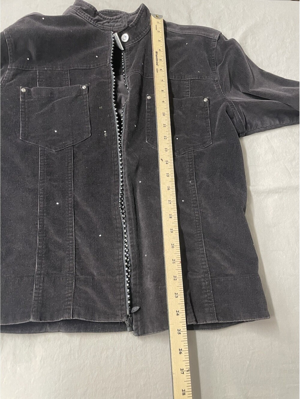 vintage quacker factory jacket Size Small Black - Picture 6 of 6